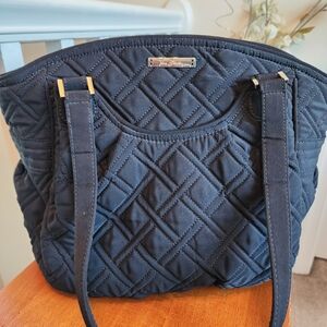 Vera Bradley Black Quilted Shoulder Bag